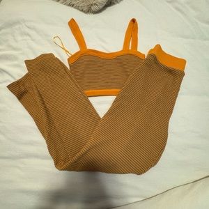 Zara matching striped knit set